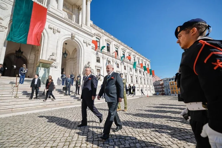 Lula: o presidente, que encerrou as suas atividades oficiais com essa sessão solene, abordou os assuntos que fizeram parte da sua viagem a Portugal (Ricardo Stuckert/PR/Divulgação)