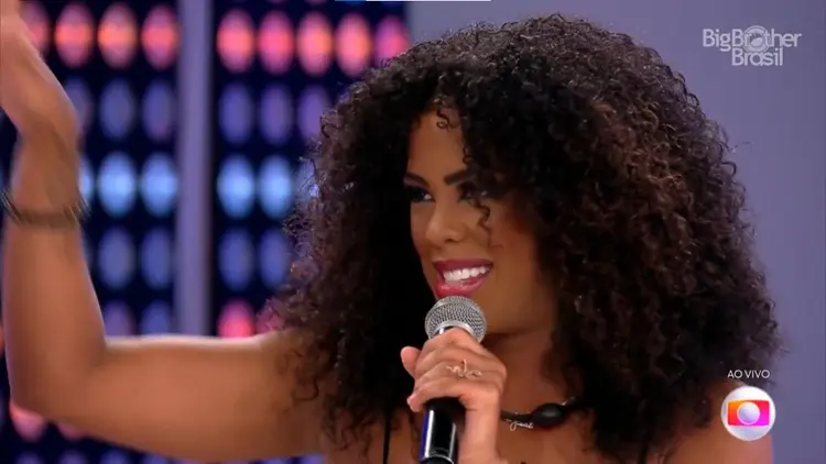 Marvvila: sister foi eliminada com menos de 20% dos votos (TV Globo / Captura de tela/Reprodução)