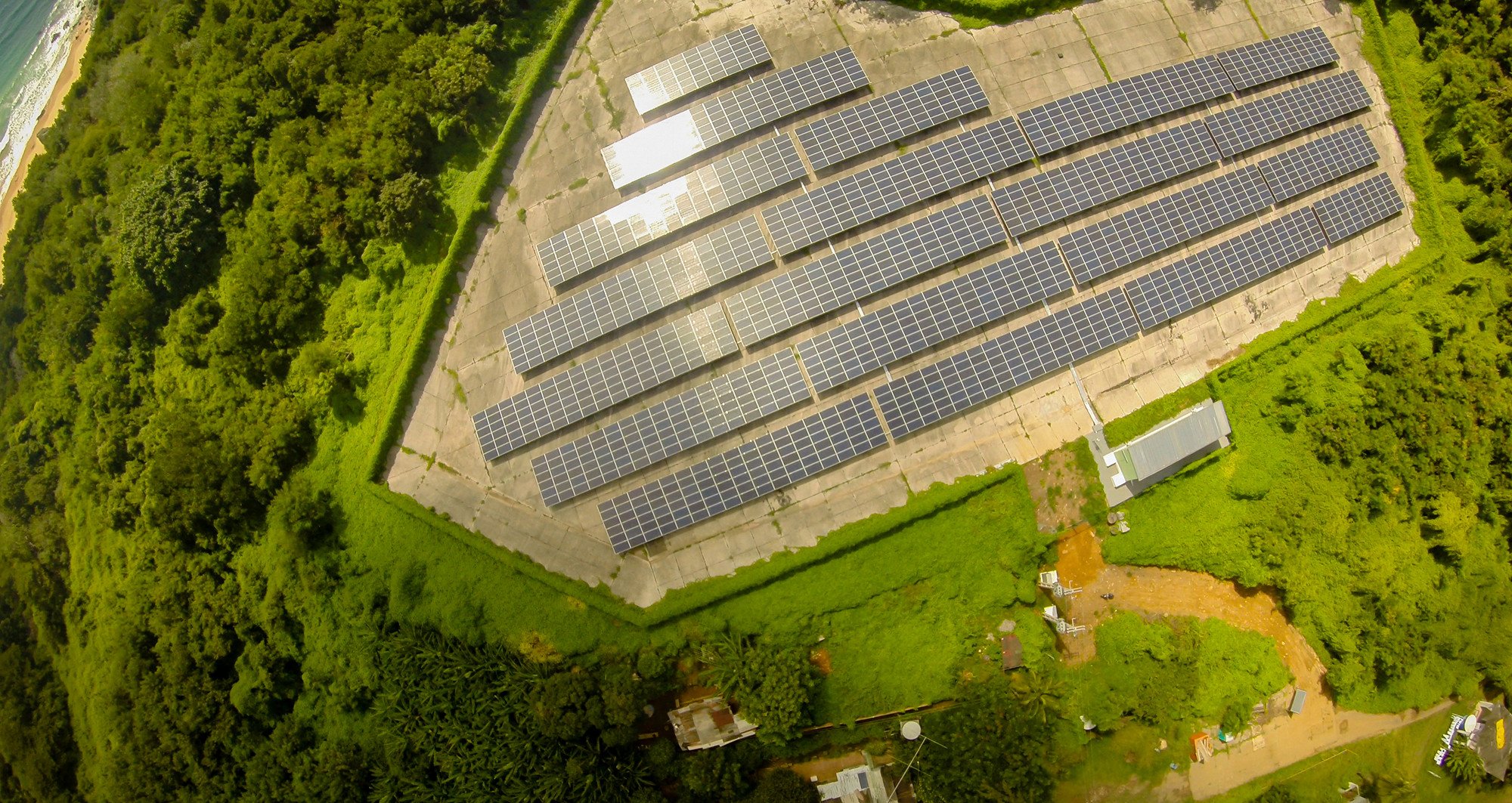 Usina solar em Fernando de Noronha: plantas fotovoltaicas contribuem com 10% da energia elétrica gerada no distrito