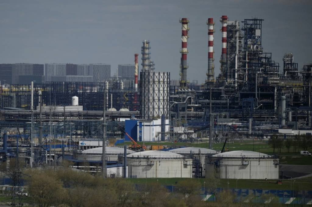 Petróleo russo: s exportações russas atingiram o pico no mês passado (AFP/AFP)