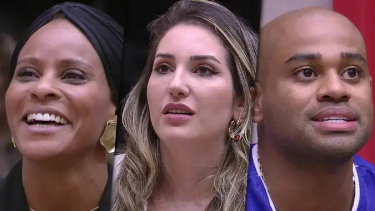 Paredão BBB 23: Aline, Amanda e Cezar estão na berlinda (TV Globo/Divulgação)