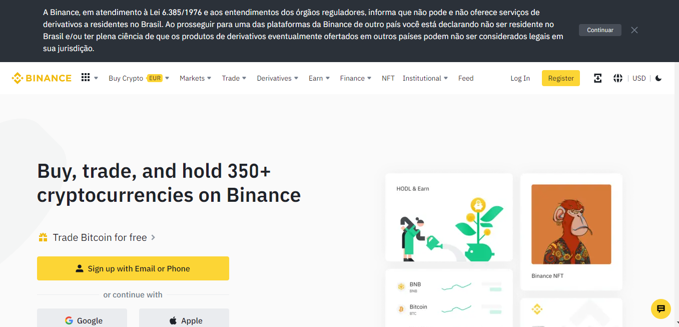 Binance derivativos