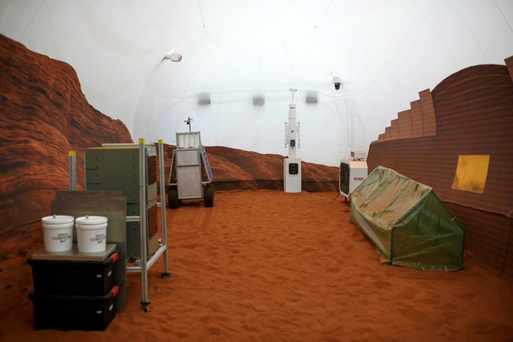 Habitação em Marte: habitat recedbeu o nome de Mars Dune Alpha (AFP/AFP Photo)