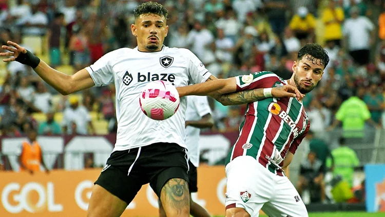 Jogador do Botafogo durante jogo neste ano (MAILSON SANTANA/FLUMINENSE FC/Flickr)