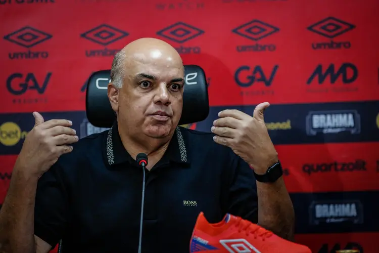 Yuri Romão: dirigente afirma que se assustou quando viu as contas do clube (Rafael Bandeira / SCR/Divulgação)