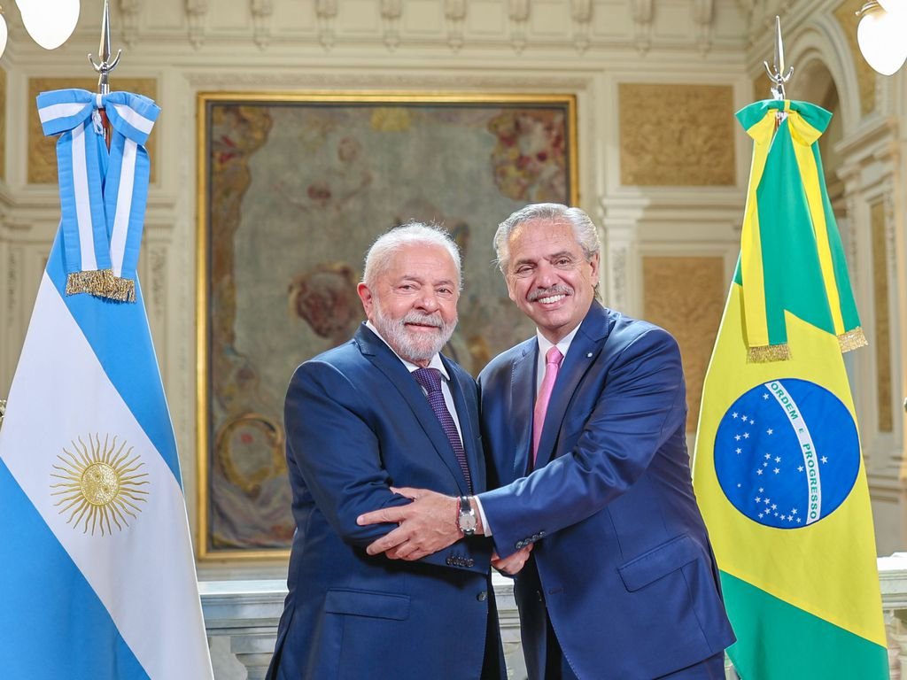 Lula e Fernandéz: presidentes brasileiro e argentino estarão no encontro. (Ricardo Stuckert/Agência Brasil)