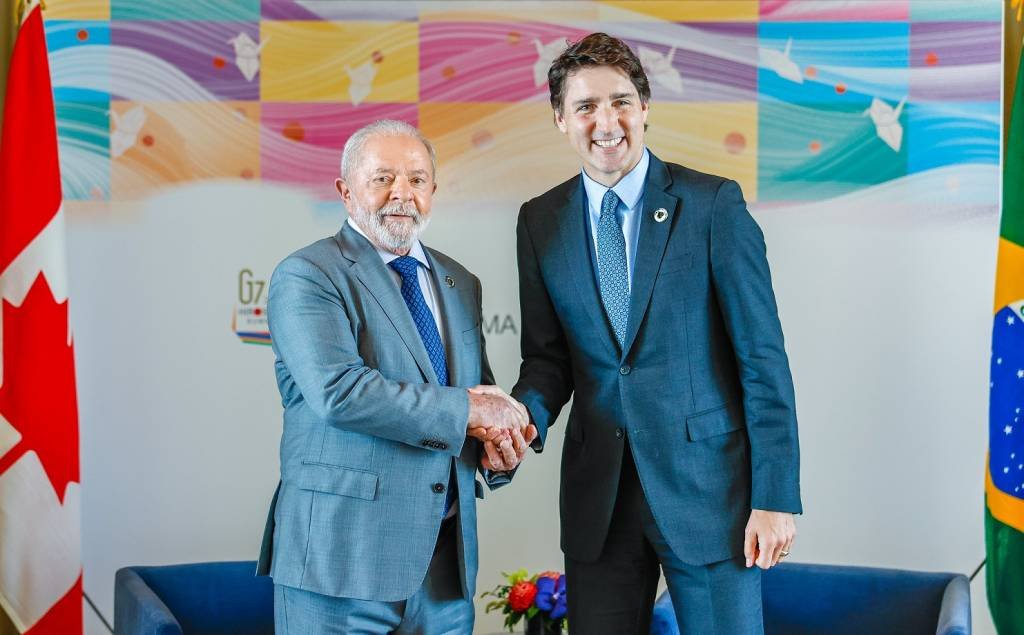 Em sua fala inicial, Lula destacou que o encontro com Trudeau é “extremamente importante para o Brasil” (Ricardo Stuckert/PR/Flickr)