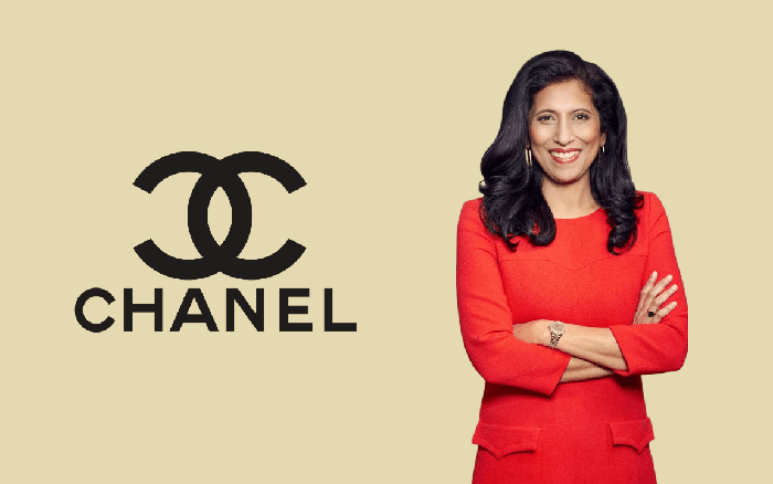 Leena Nair: nomeada a mais jovem e primeira CEO feminina da Chanel, executiva se tornou  um modelo para líderes de RH em todo o mundo (Channel/Divulgação)