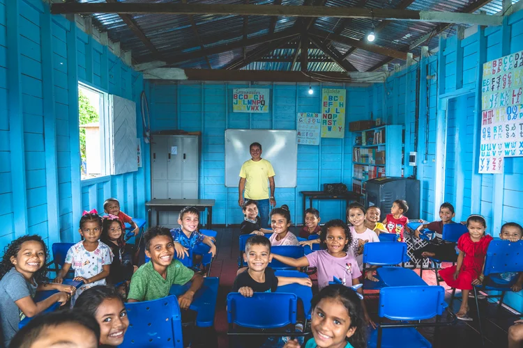 Escola d’Água: projeto leva conscientização sobre uso da água por meio de educação e infraestrutura (Caio Palazzo/Reprodução)