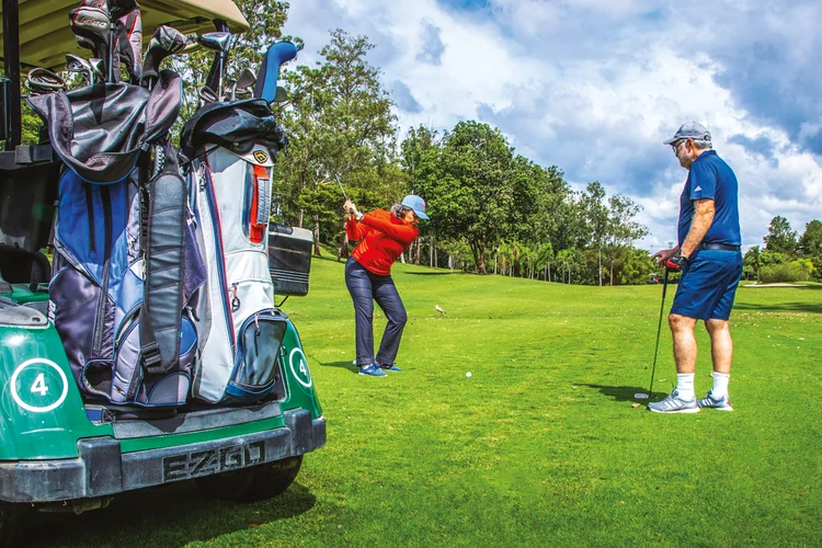 Condomínio Terras de São José Golfe Clube, em Itu: campo de 650.000 metros quadrados. (Leandro Fonseca/Exame)