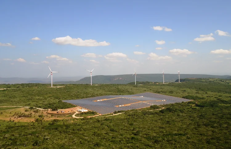 Parque Híbrido Fontes da Enel Green Power, em Pernambuco (Enel Trading/Divulgação)