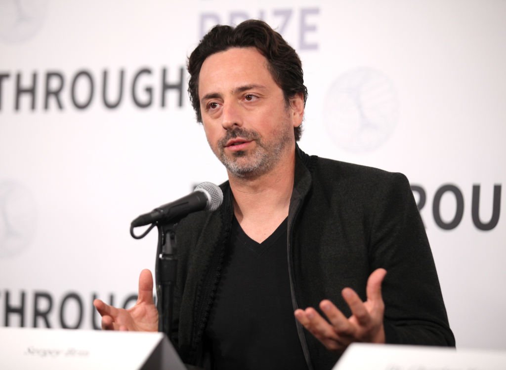 MOUNTAIN VIEW, CA - NOVEMBER 04: Sergey Brin attends the 2019 Breakthrough Prize at NASA Ames Research Center on November 4, 2018 in Mountain View, California.  (Photo by Kelly Sullivan/Getty Images for Breakthrough Prize)
