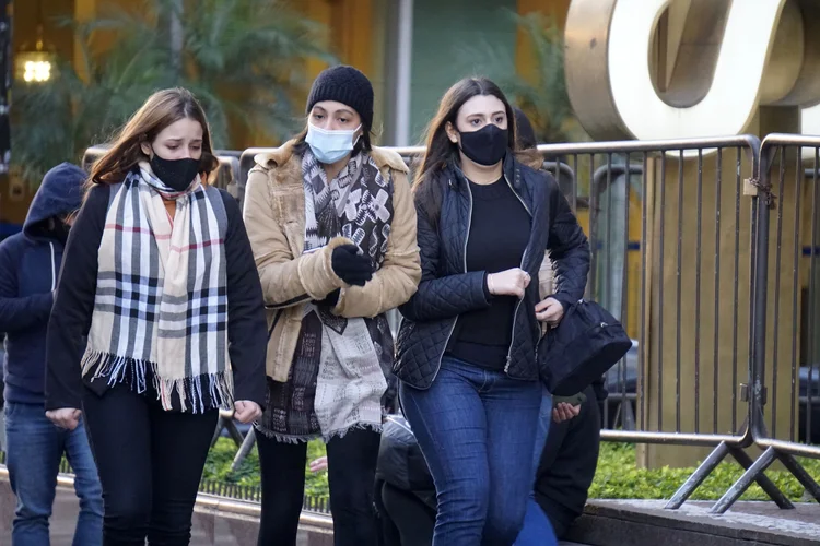 Frente fria: Para São Paulo e Curitiba, a maior chance de estabelecer um novo recorde de frio neste ano será na madrugada de domingo (Cris Faga/NurPhoto/Getty Images)