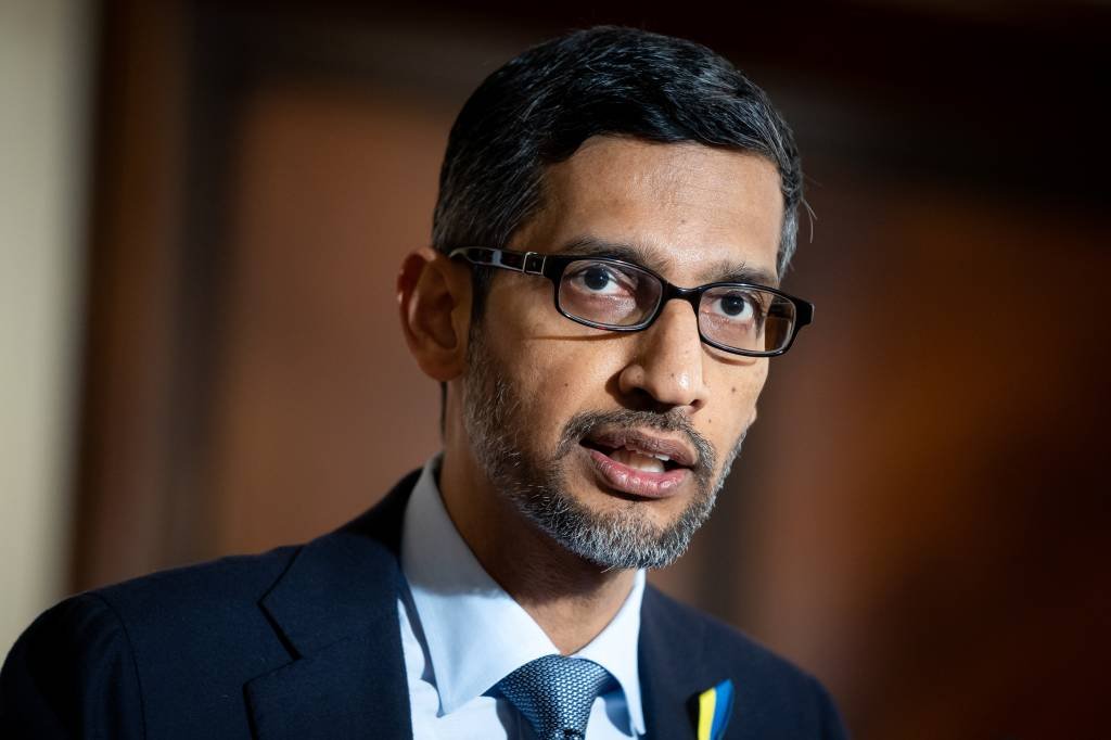CEO do Google: Sundar Pichai (Mateusz Wlodarczyk/Getty Images)