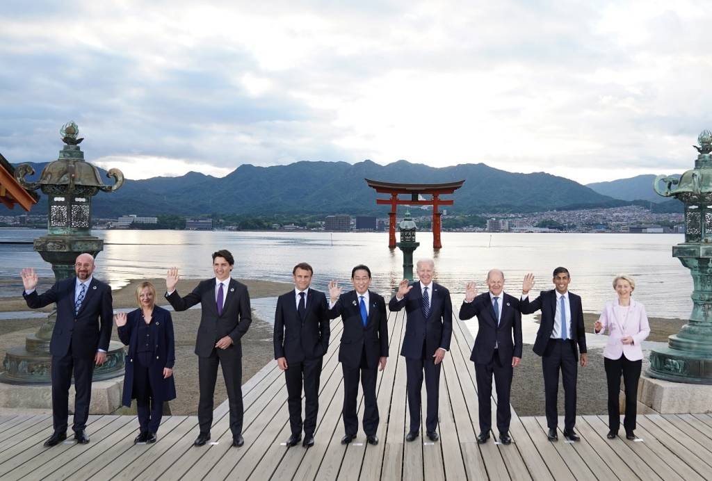 Cúpula do G7 se reúne em Hiroshima (Stefan Rousseau - Pool/Getty Images)