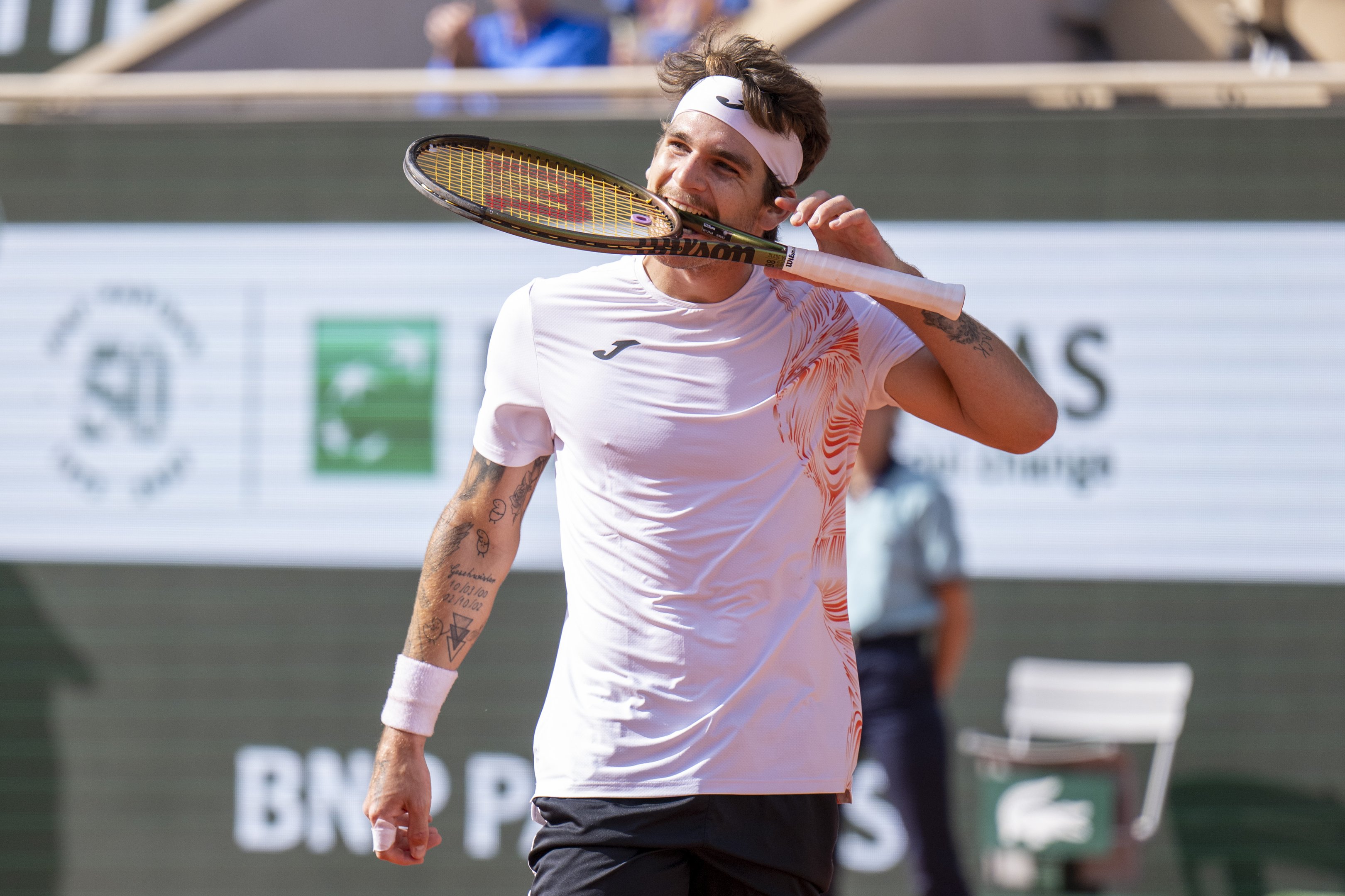 O brasileiro Thiago Wild faz história em Roland Garros. E é só a primeira rodada