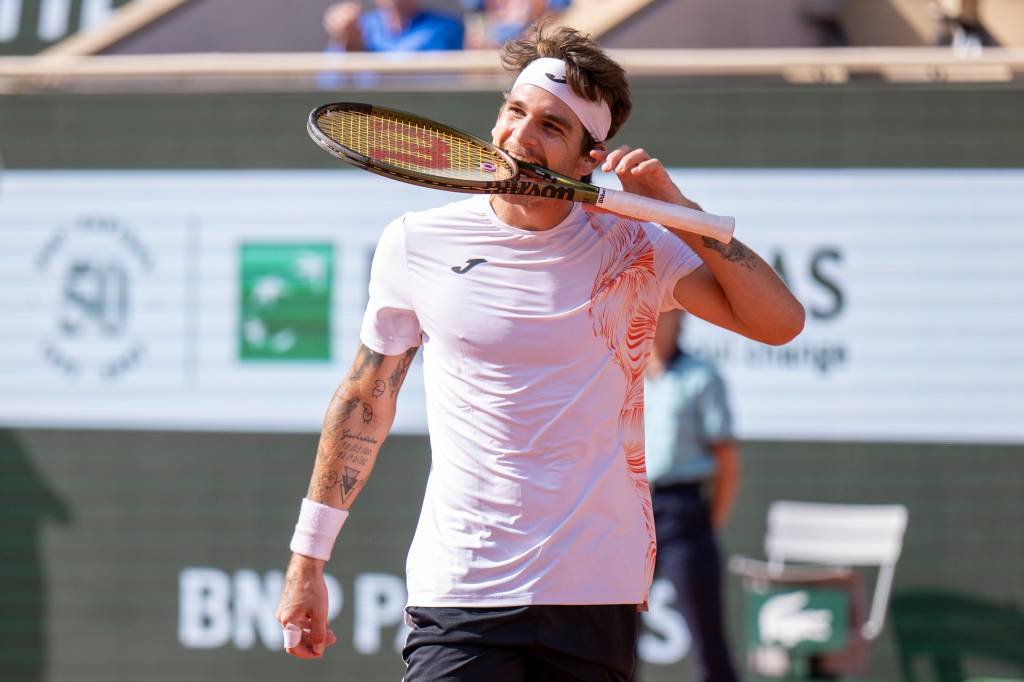 O brasileiro Thiago Wild faz história em Roland Garros. E é só a primeira rodada