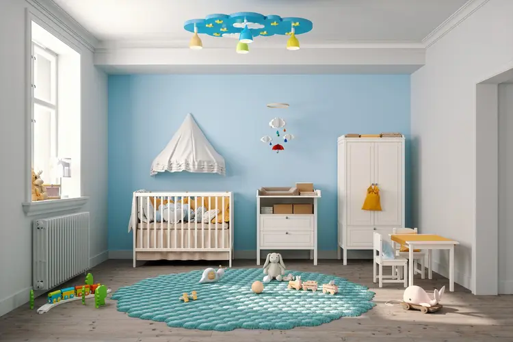 O uso de tons claros no quarto infantil pode ser uma boa opção (Divulgação/Getty Images)