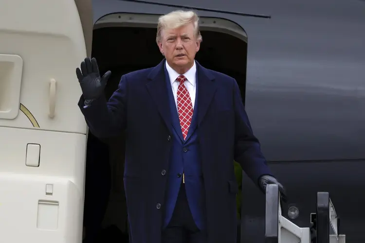 Donald Trump: ex-presidente é favorito na disputa republicana pela candidatura presidencial (Jeff J Mitchell/Getty Images)