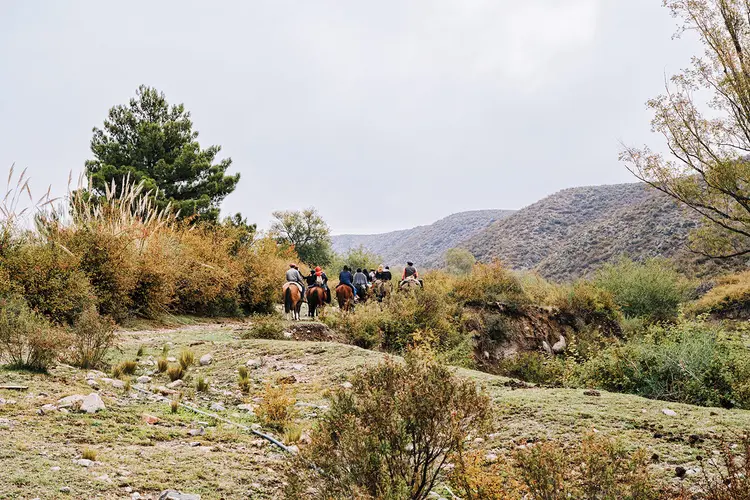 Passeio a cavalo na Estância San Pablo: visita aos vinhedos e hospedagem (Lucas Attori/Grupo Zuccardi/Divulgação)