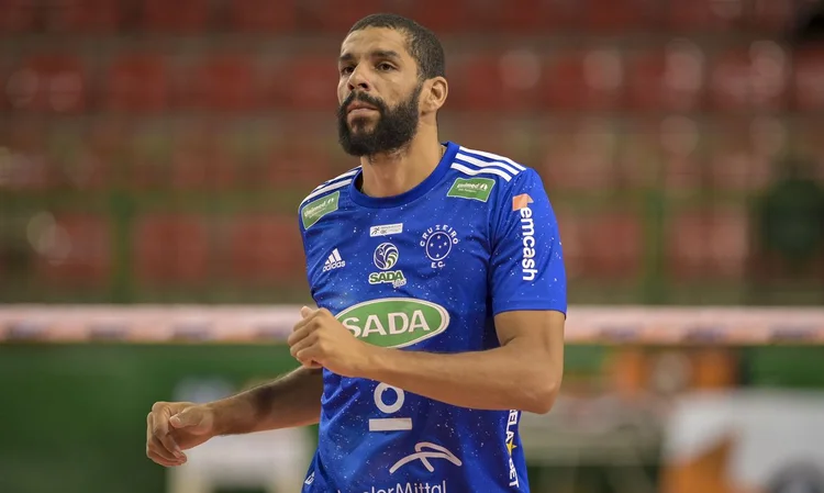 O anúncio do Conselho de Ética do COB vem após o jogador defender o Cruzeiro no segundo jogo da final da Superliga Masculina de Vôlei (Agência i7 / Sada Cruzeiro/Agência Brasil)