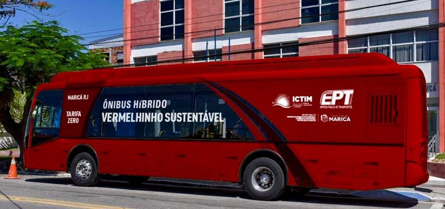 Cientistas avaliam ônibus movido a hidrogênio em Maricá