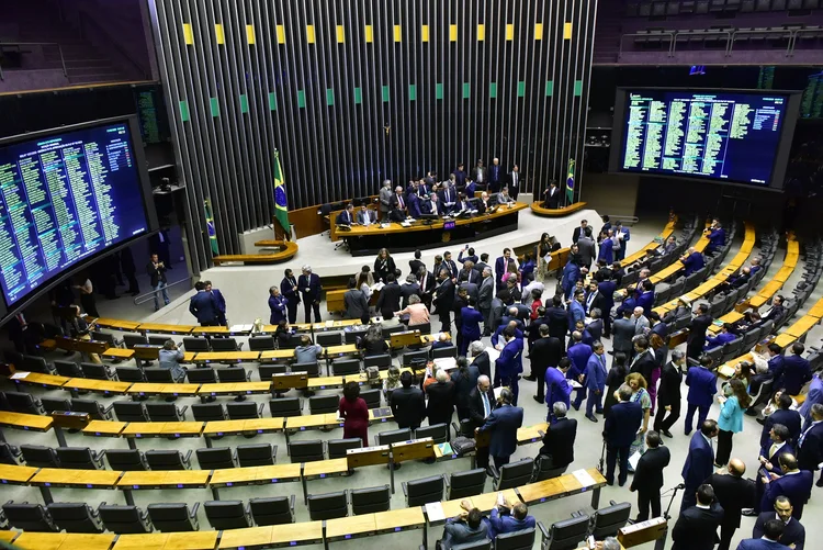 Plenário da Câmara dos Deputados, em Brasília (DF) (Zeca Ribeiro/Câmara dos Deputados/Agência Câmara)