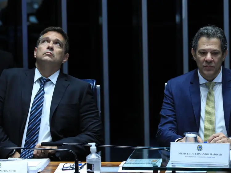 Haddad e Campos Neto: Ministro da Fazenda deixa claro que relação entre Fazenda e BC já foi mais azeitada (Lula Marques/Agência Brasil)