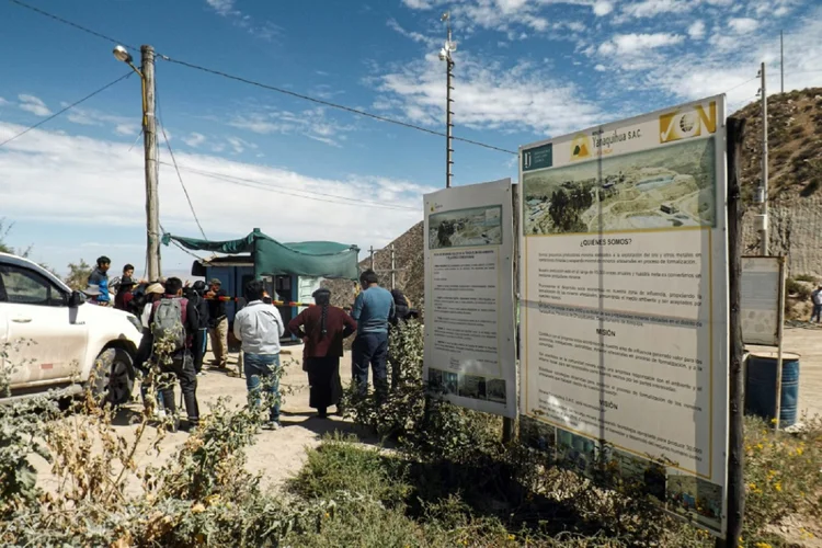 Peru: O fogo provocou uma das piores tragédias ligadas à mineração no país, maior produtor de ouro da América Latina (AFP/AFP)
