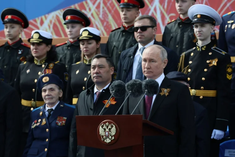 "A civilização está novamente em um ponto de inflexão. Uma guerra foi desencadeada contra nossa pátria", disse Putin (AFP/AFP Photo)