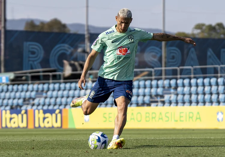 Richarlison: " A 9 já é minha, po! Não tem que ficar escolhendo. Fiz uma boa Copa do Mundo, mesmo não tendo título (CBF / Divulgação/Flickr)