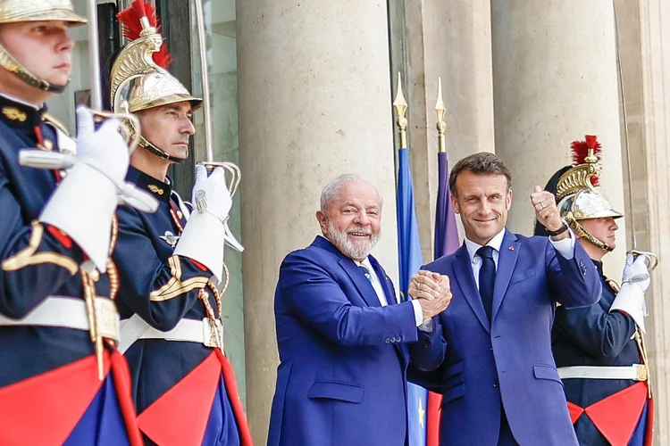 23.06.2023 - Presidente da República, Luiz Inácio Lula da Silva, durante almoço de trabalho oferecido pelo Presidente da República Francesa, Emmanuel Macron.
Paris - França.

Foto: Ricardo Stuckert/PR (Ricardo Stuckert/PR/Flickr)