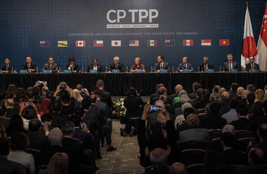 China apresenta documento de intercâmbio para adesão ao CPTPP