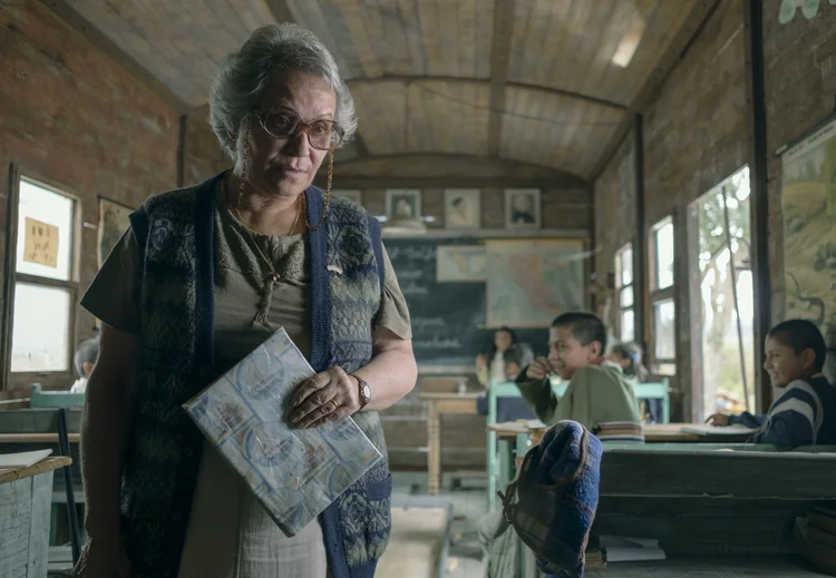 Adriana Barraza em "O Último Vagão". (Alejandro López Pineda/Netflix)
