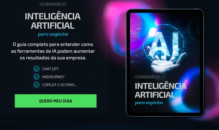 Guia de Inteligência Artificial para Negócios: e-book da EXAME sobre IA está com 90% de desconto (Arte/Exame)