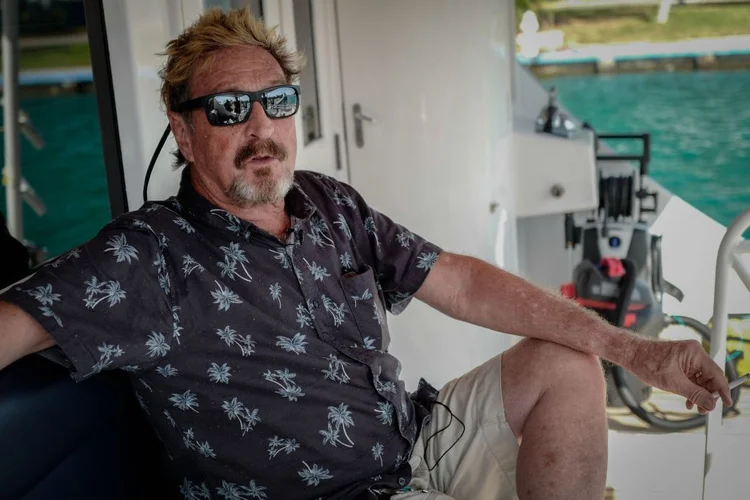 John McAfee: empresário morreu em junho de 2021 (ADALBERTO ROQUE/Getty Images)