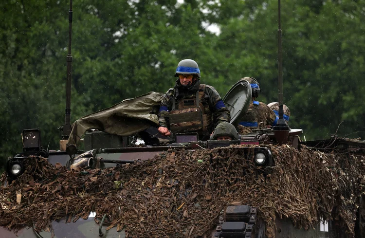 Contraofensiva: As forças ucranianas fazem investida em mais de 900 quilômetros na linha de frente russa  (Anatolii Stepanov /AFP/Getty Images/Reprodução)