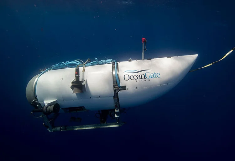 Titan: submarino da OceanGate que afundou no Atlântico Norte (Ocean Gate / Handout/Anadolu Agency/Getty Images)