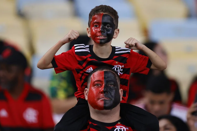 Flamengo: Rubro Negro ficou acima das torcidas do Manchester City (ING), Barcelona (ESP) e PSG (FRA) (Buda Mendes/Getty Images)