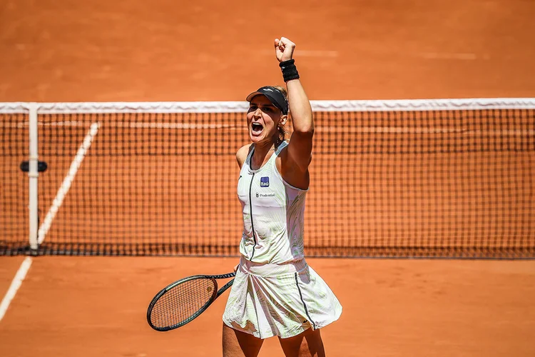 Bia Haddad: brasileira fez história e está na semifinal em Roland Garros.  (Ian MacNicol/Getty Images)