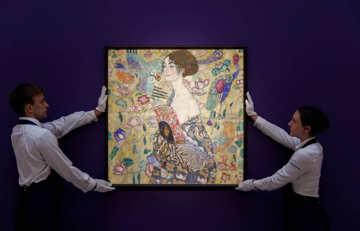 Quadro Gustav Klimt A Dama De Ouro Arte