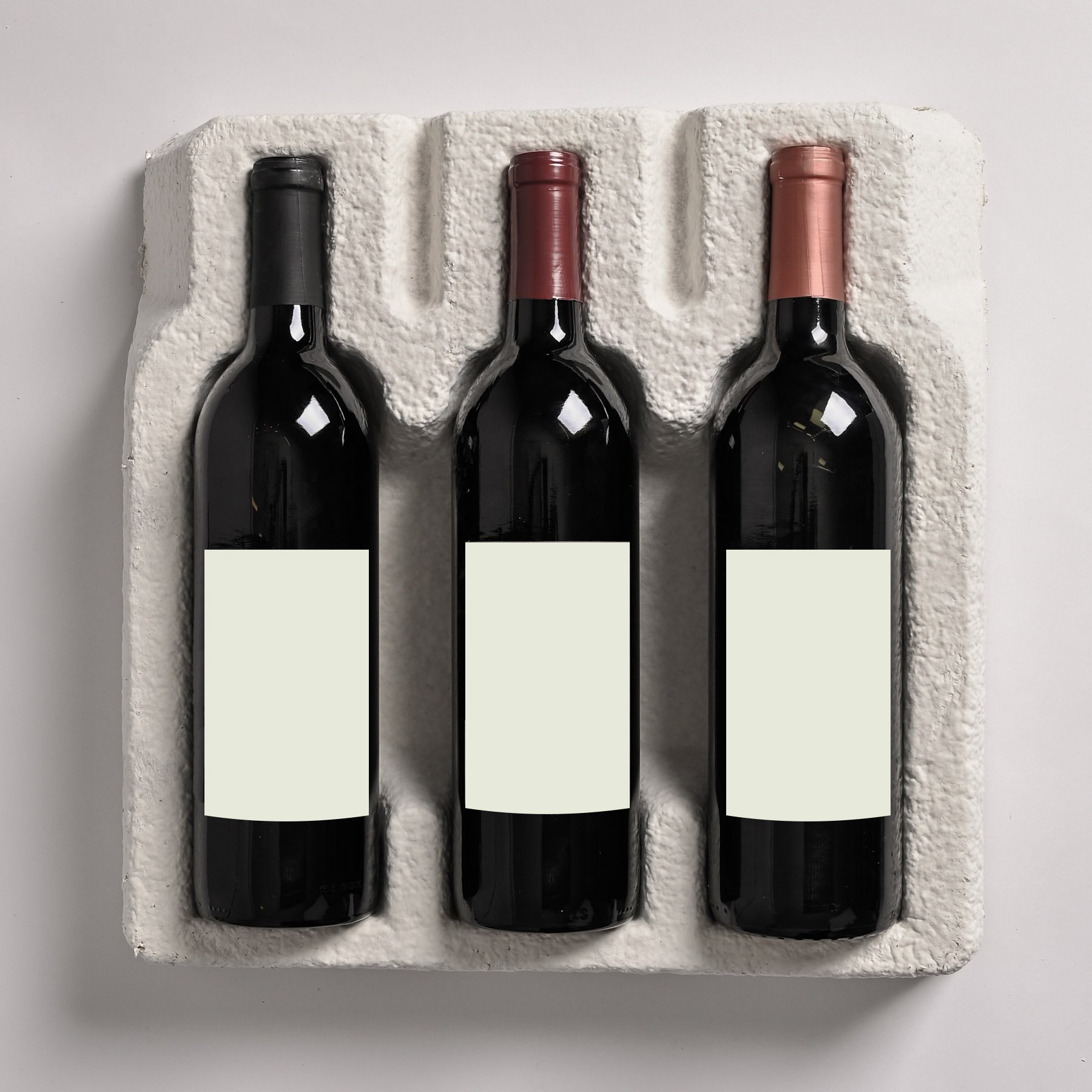 Essa embalagem para vinhos é feita de micélio, uma parte do cogumelo