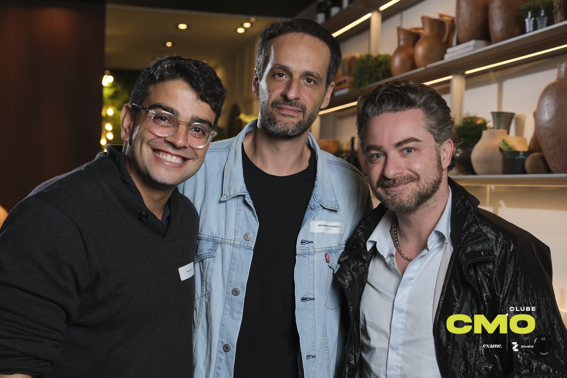 Pedro Valente, Eduardo Picarelli e Marcelo Tripoli.