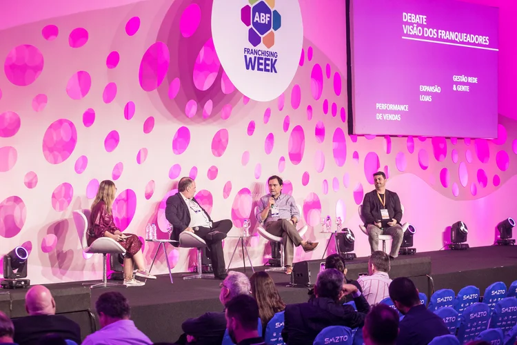 Divulgação da Pesquisa Setorial de Food Service na ABF Franchising Week (Keiny Andrade/Divulgação)