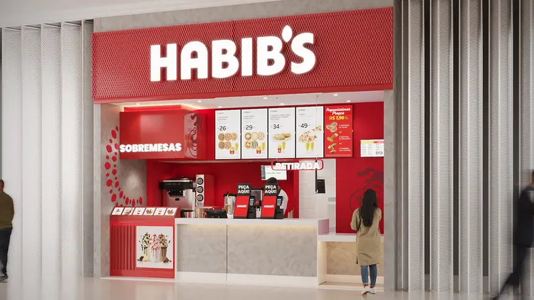 Habib's: novas franquias são mais compactas e com investimento menor (Habib's/Divulgação)