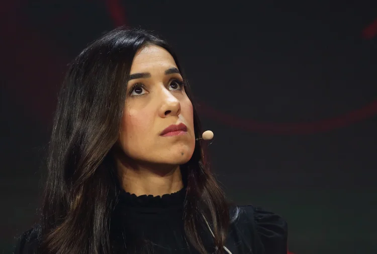 Nadia Murad, ganhadora do Prêmio Nobel da Paz: a justiça é a principal arma contra o extremismo  (Heinz-Peter Bader/Getty Images)