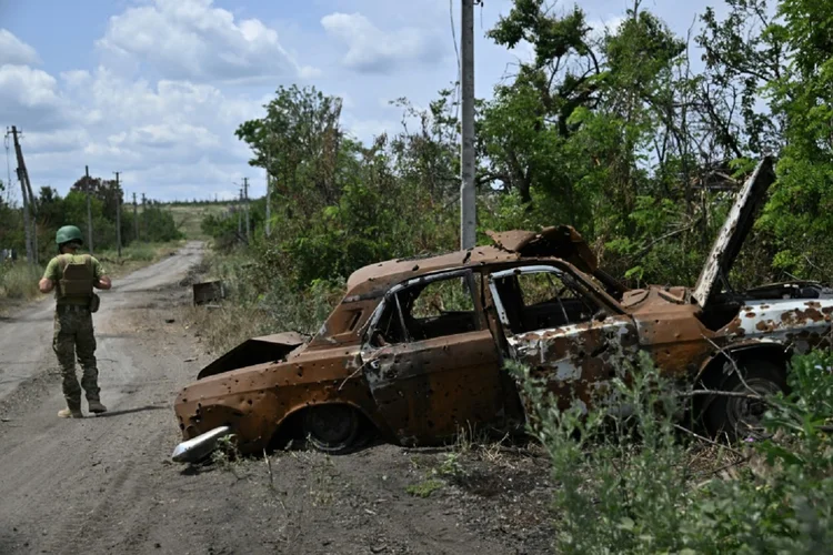 Soldado ucraniano na região de Donetsk

 (AFP/AFP)