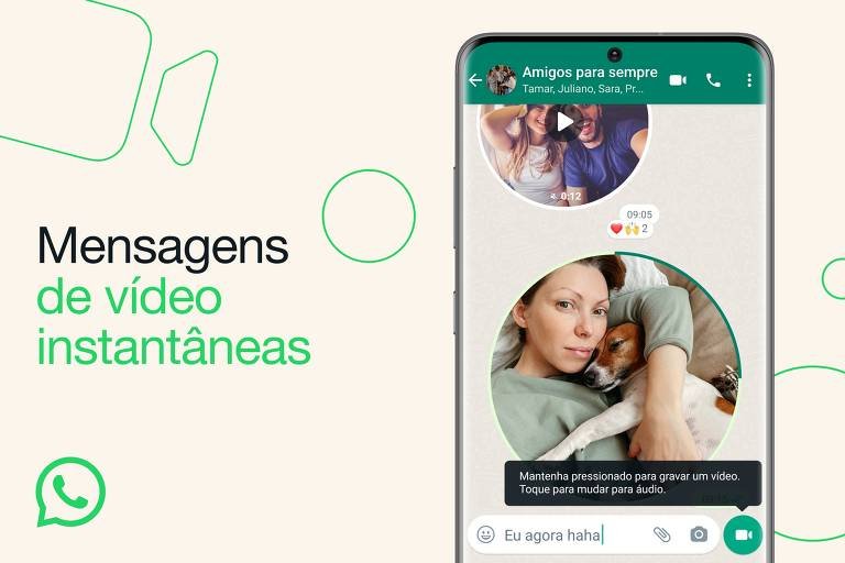 WhatsApp ganha recurso de mensagens em vídeo; saiba como funciona
