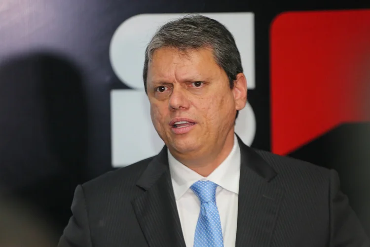 Tarcísio: O recuo acontece após o prefeito da capital, Ricardo Nunes (MDB), expor divergências em relação a ideia do governador (Marcelo S. Camargo / Governo do Estado de SP/Divulgação)