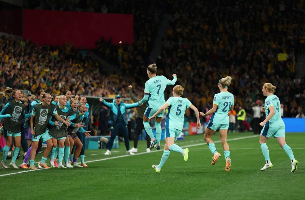 Austrália atropela o Canadá e passa em 1º no grupo B da Copa do Mundo Feminina